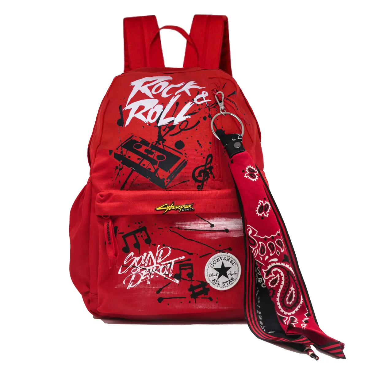 Converse Polyester Backpack Unisex Red
