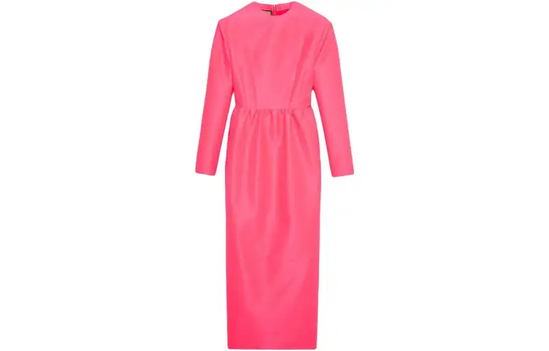 GUCCI SS23 Long Sleeved Dress Women's Pink