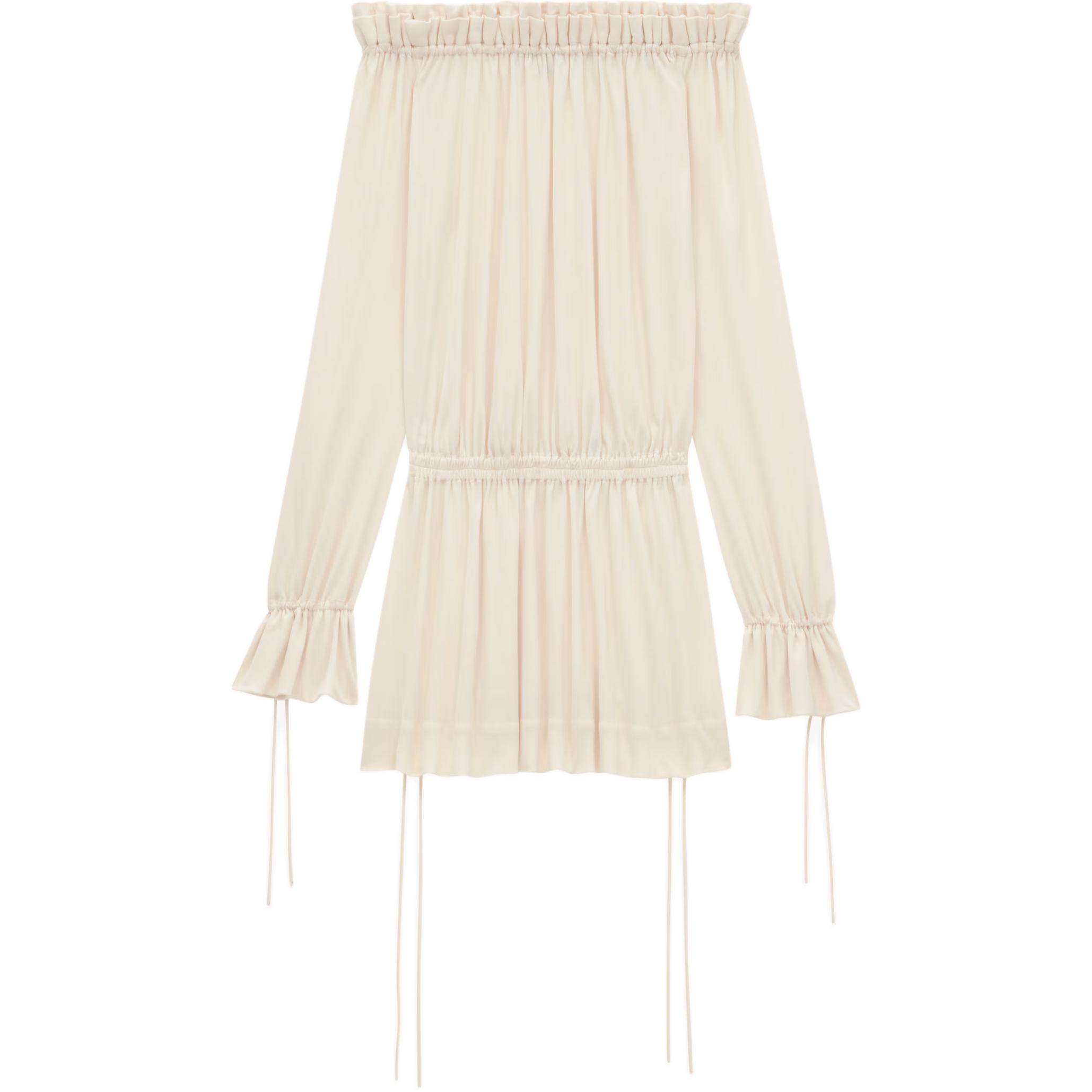 Женское платье SAINT LAURENT (белое)