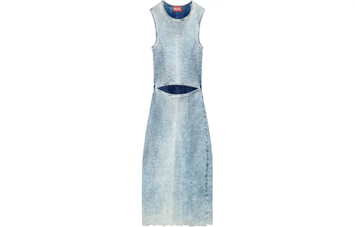 DIESEL SS24 Sleeveless Dress Women's Blue