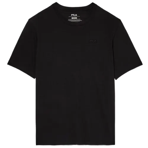 FILA T Shirts Men's Black 001 Crew Neck Moderate