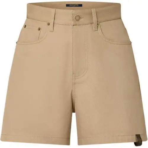 LOUIS VUITTON Straight-Cut Gabardine Shorts