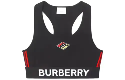Burberry logo stretch jersey bra