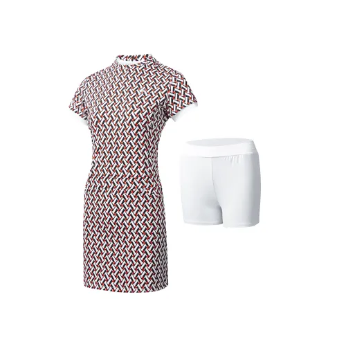 FILA Golf Short Sleeved Dress Women's Jade White