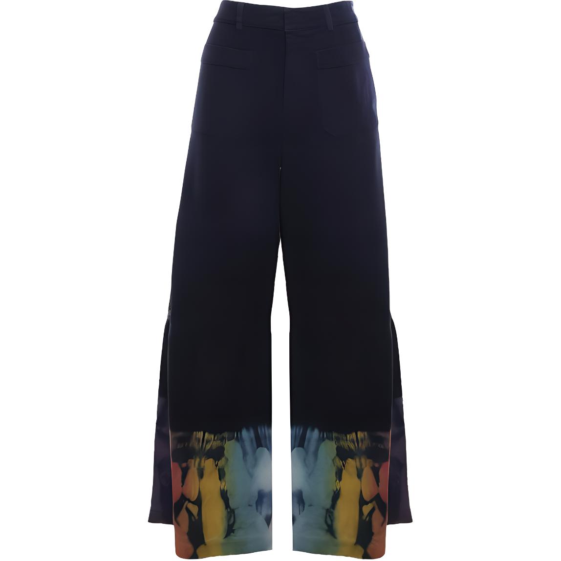 DIOR Jeans Women's Blue Moderate Flared Pants