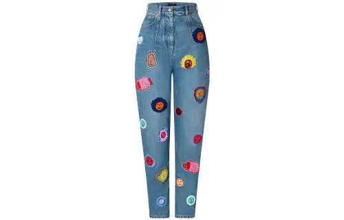 LOUIS VUITTON SS23 Jeans Women's Blue