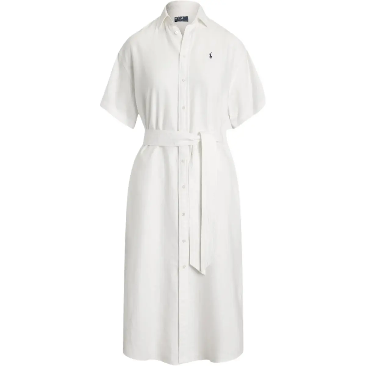 Polo Ralph Lauren Short Sleeved Dress Standard Women's White