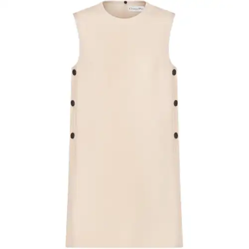 DIOR Sleeveless Dress Women's Beige