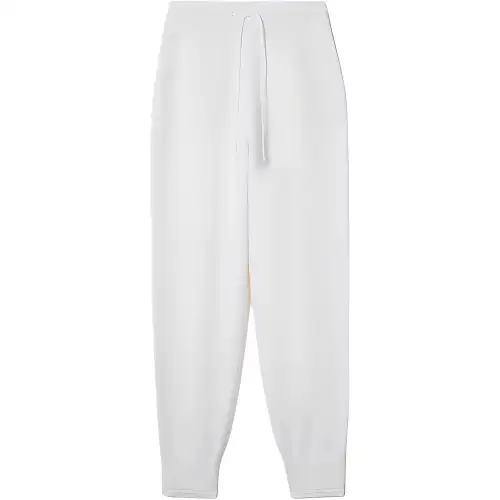 Burberry Knitted Sweatpants Women's White