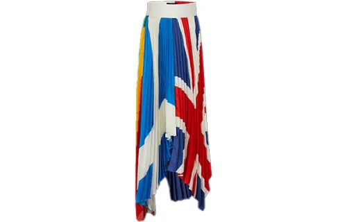 LOUIS VUITTON Casual Long Skirt Women's Multicolor