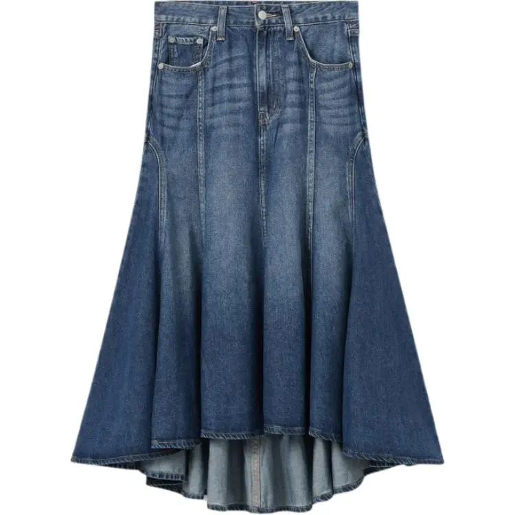 Levi's Denim Long Skirt Women's Blue
