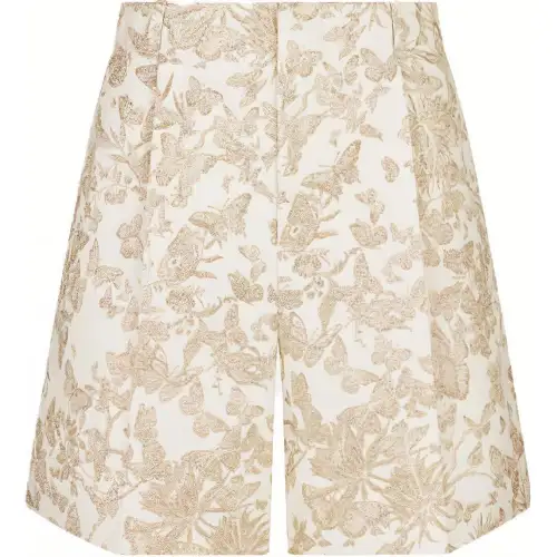DIOR Pleated Shorts Casual Shorts Women's White