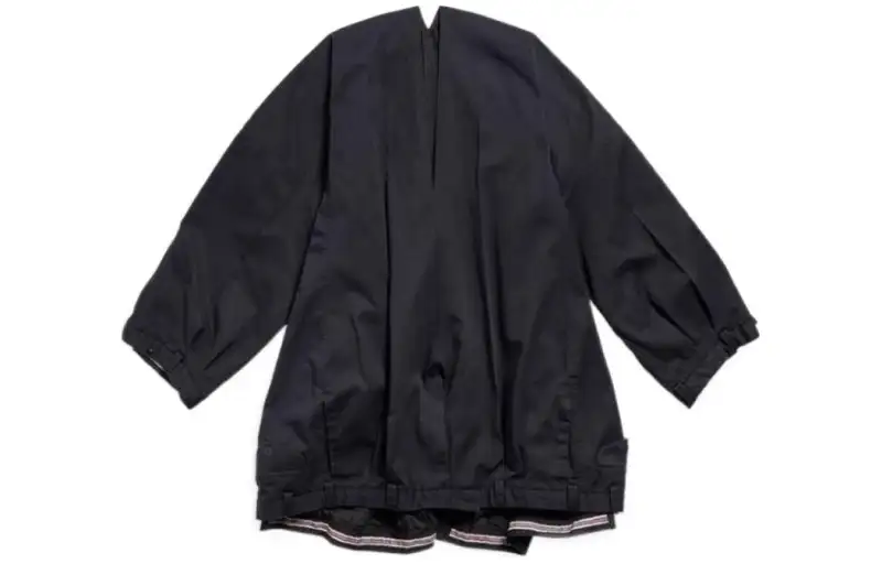 Balenciaga Ls Vareuse Dress Navy