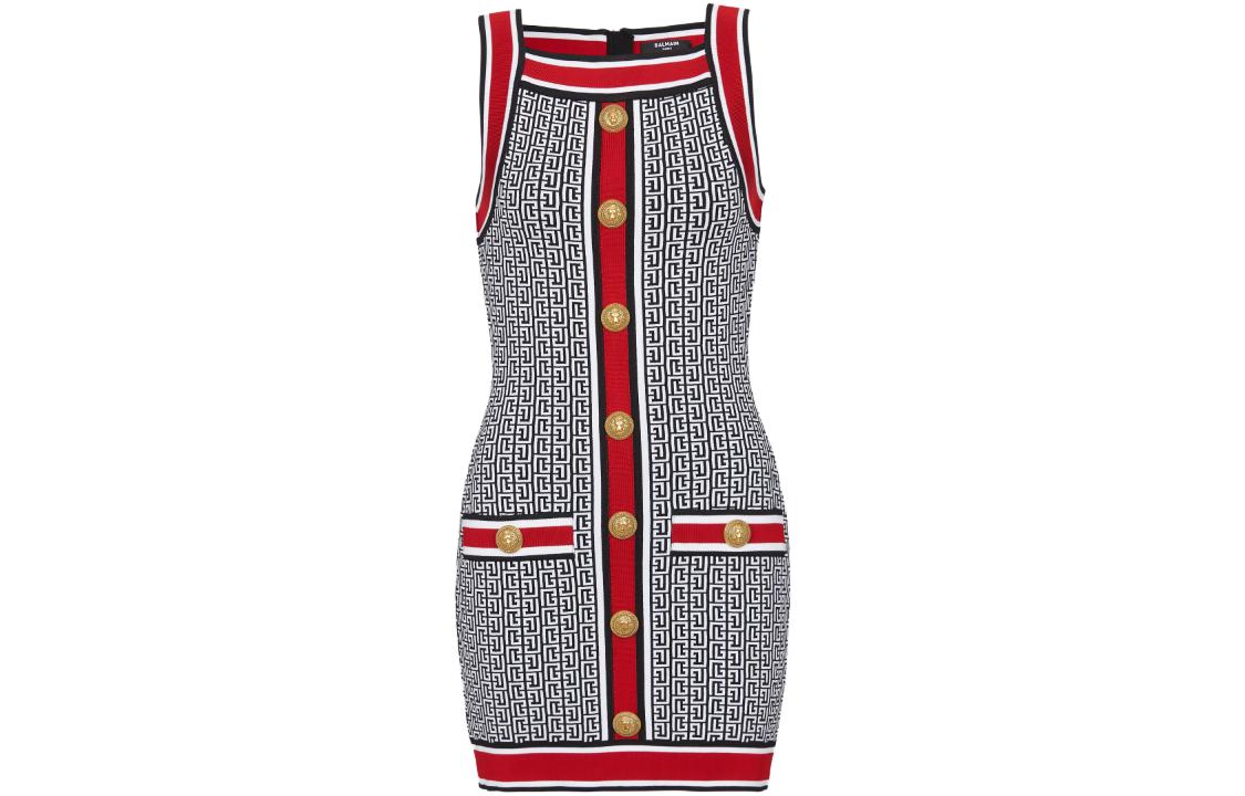 Женские платье BALMAIN (разноцветное)