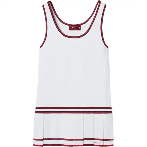 GUCCI Sleeveless Dress Women's White