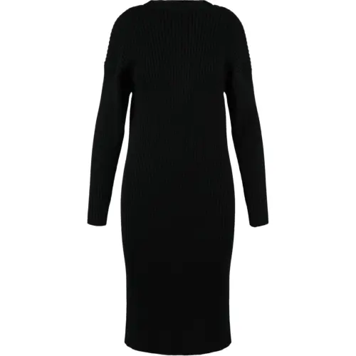 Bottega Veneta Long Sleeved Dress Women's Black