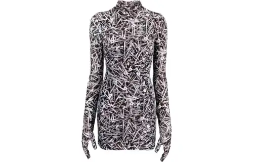 Vetements Long Sleeved Dress Women's Black