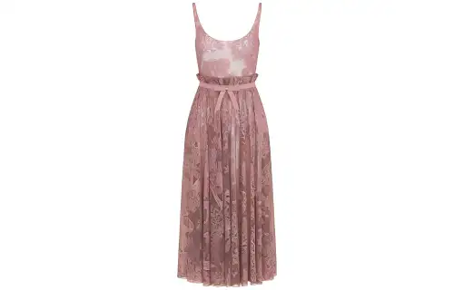 DIOR SS23 Sleeveless Dress Women's Pink