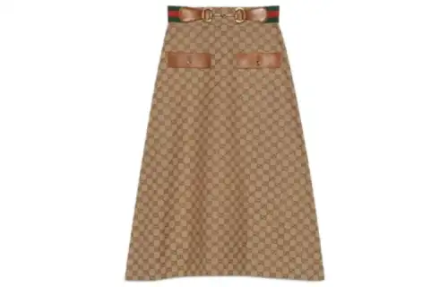 【Previous Season】GG canvas midi skirt