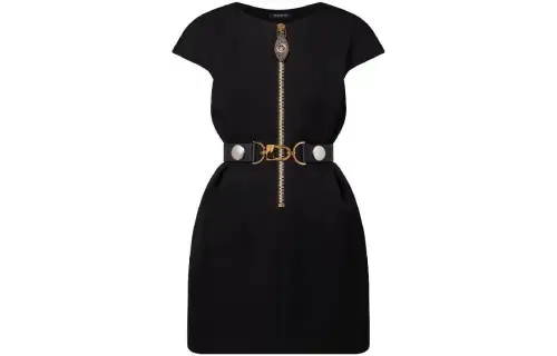 LOUIS VUITTON Xxl Detail Cap Sleeve Dress