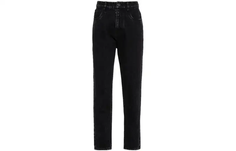 PRADA Jeans Women's Black Moderate Straight Fit Pants