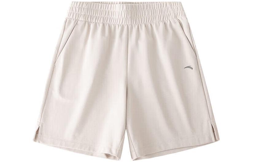 Anta Anta Comprehensive Training Series Solid Color Loose Quick-drying Casual Shorts Women's Pine Khaki
