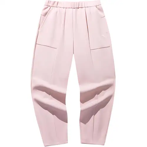 Anta Variety Training Collection Knitted Sweatpants Women's Soft Pink