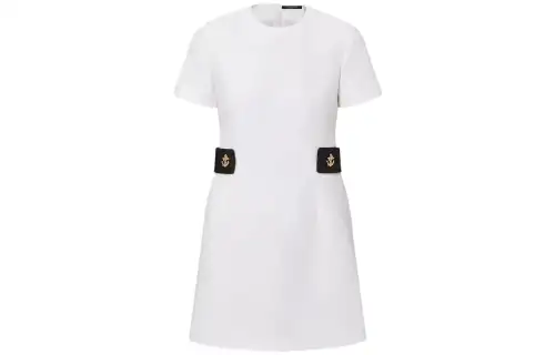 LOUIS VUITTON Anchor Button Martingale Dress
