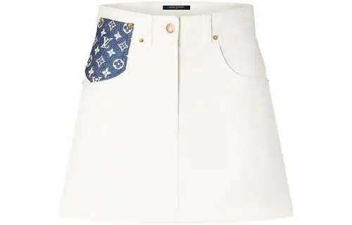 LOUIS VUITTON SS22 Casual Short Skirts Women's White