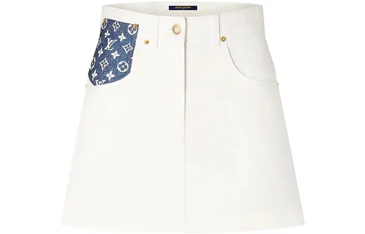 LOUIS VUITTON SS22 Casual Short Skirts Women's White