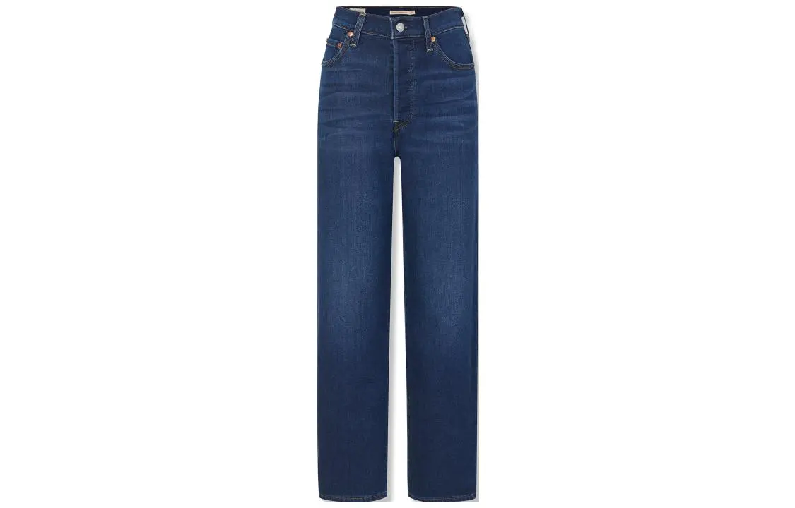 Levi's Jeans Women's Blue Thickened Straight Fit Pants