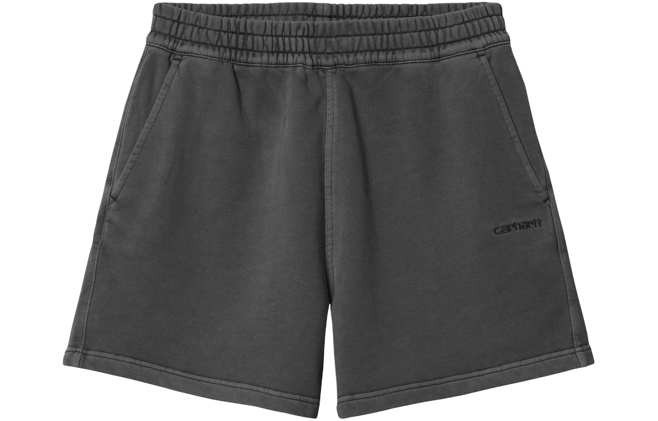 Женские шорты Carhartt WIP SS24 W' Duster Script Sweat Short (темно-серые)