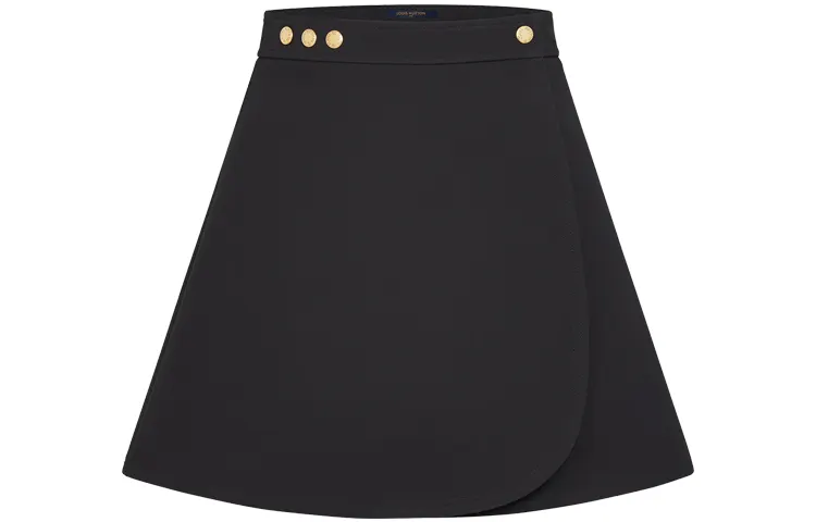 LOUIS VUITTON Casual Short Skirts Women's Black