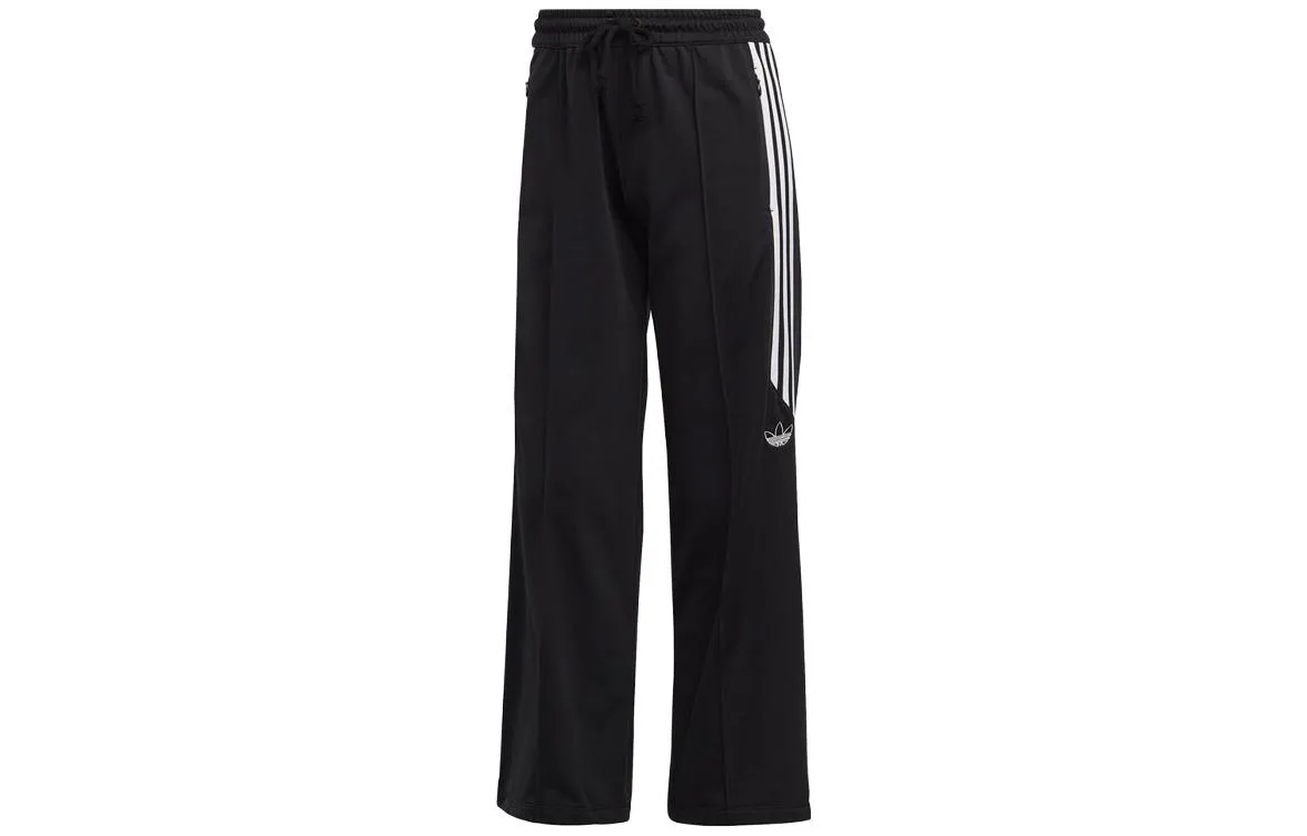 Adidas Originals Knitted Sweatpants Women's Japan Version, Black