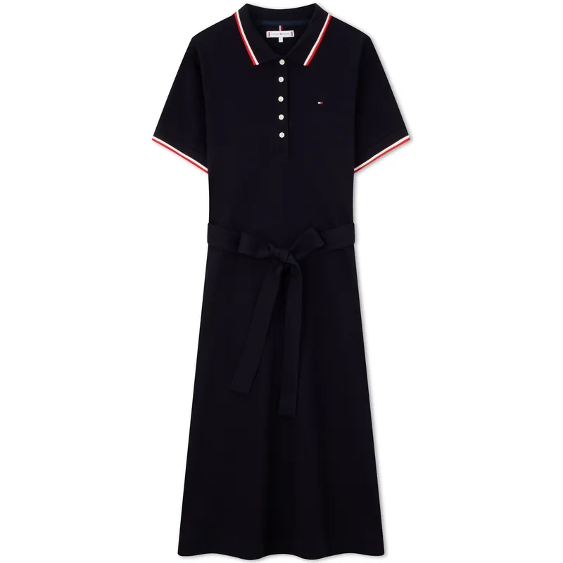 Tommy Hilfiger Short Sleeved Dress Women's Navy Blue