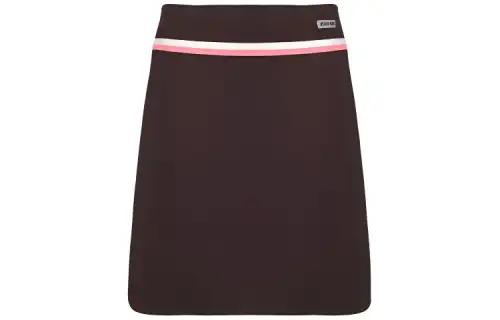 MIU MIU Casual Short Skirts Women's Coffee Moderate Short A Line Skirt