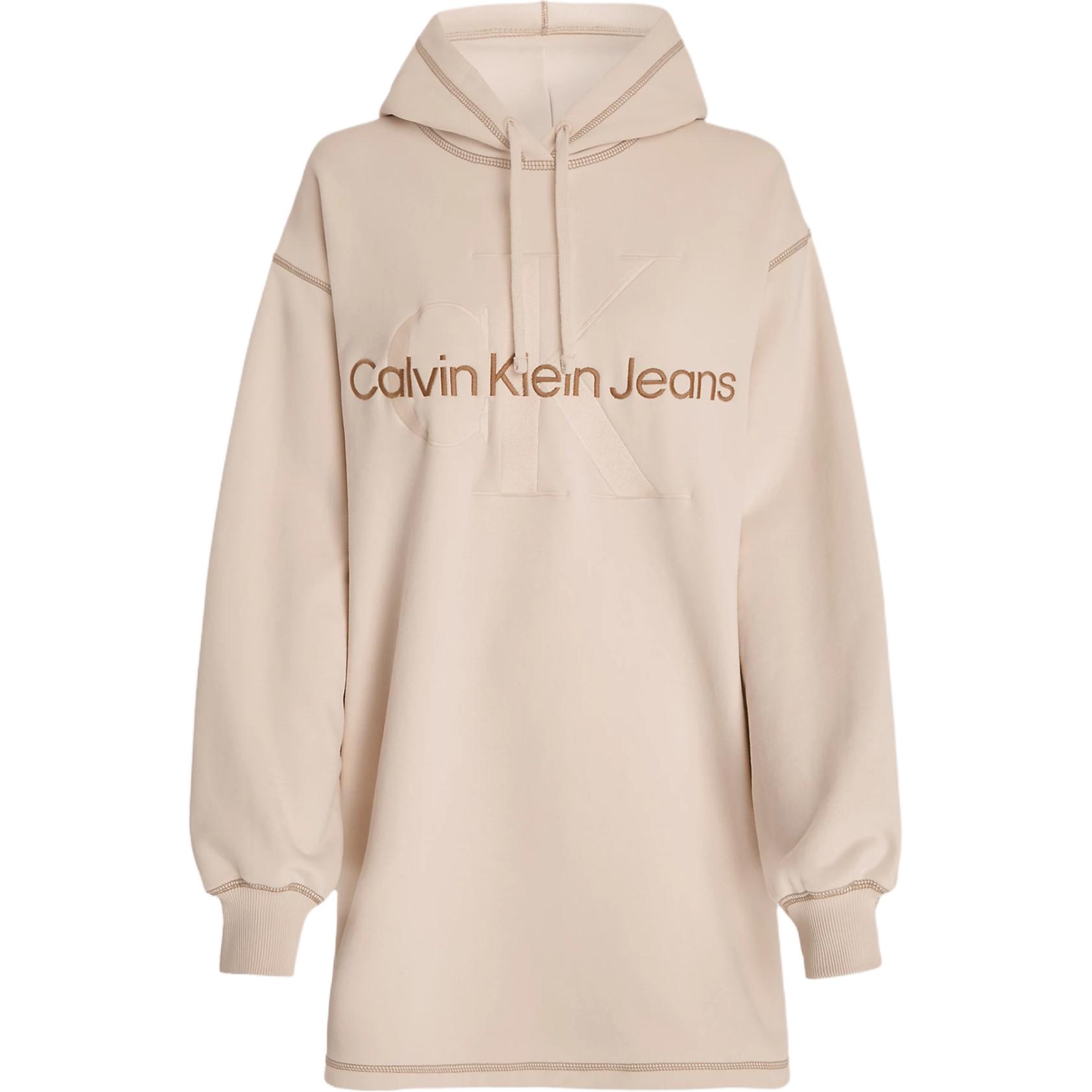 Женское платье CALVIN KLEIN Hooded Dress (слоновая кость)