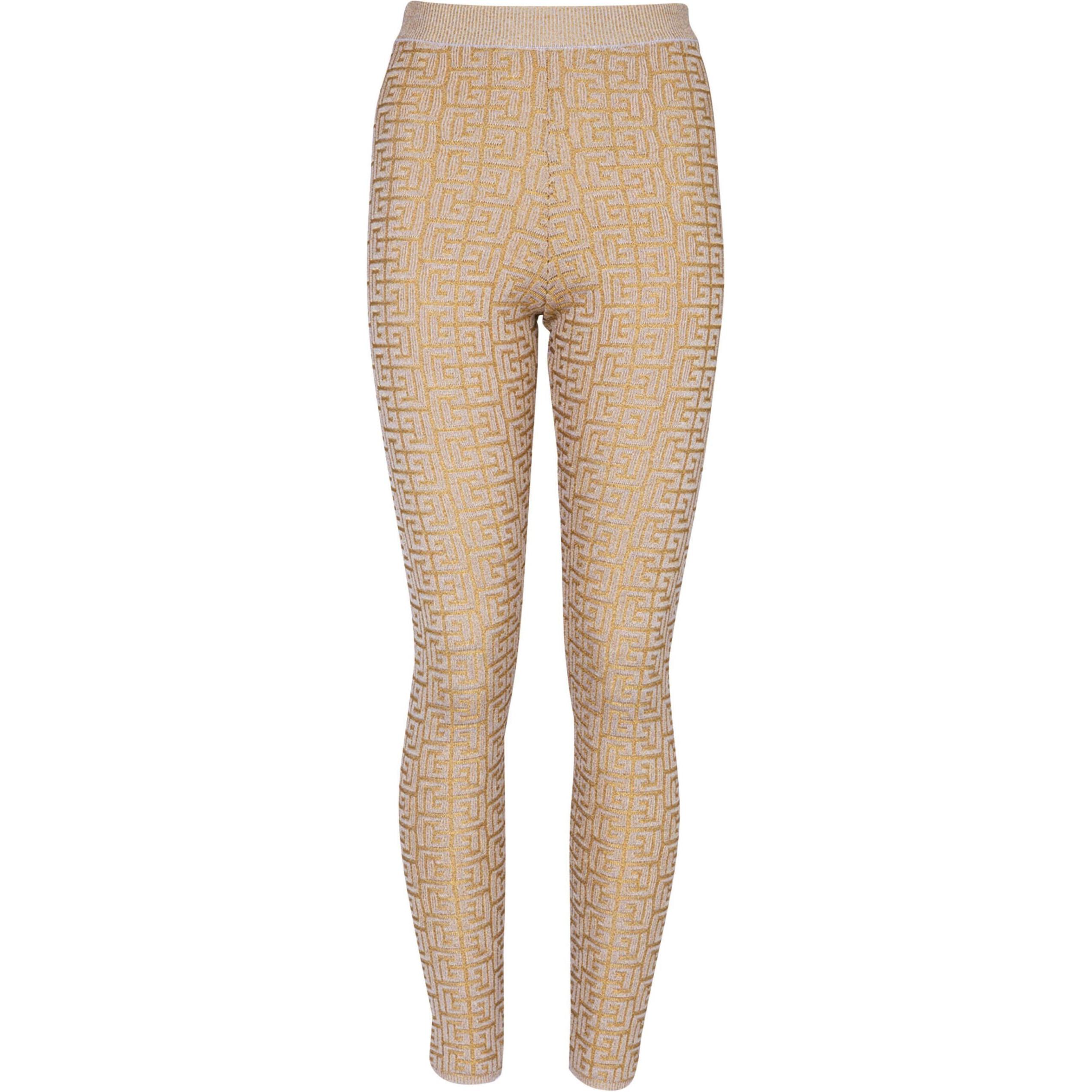 Женские штаны BALMAIN (бежевые)