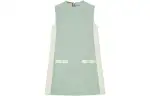 GUCCI SS24 Sleeveless Dress Women's Light Blue