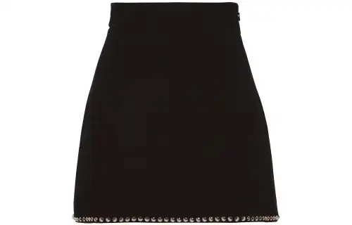 MIU MIU Casual Short Skirts Women's Black
