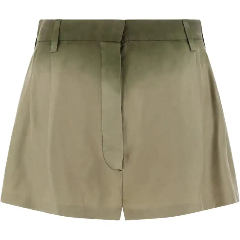 PRADA Triangle Logo Shaded Effect Shorts