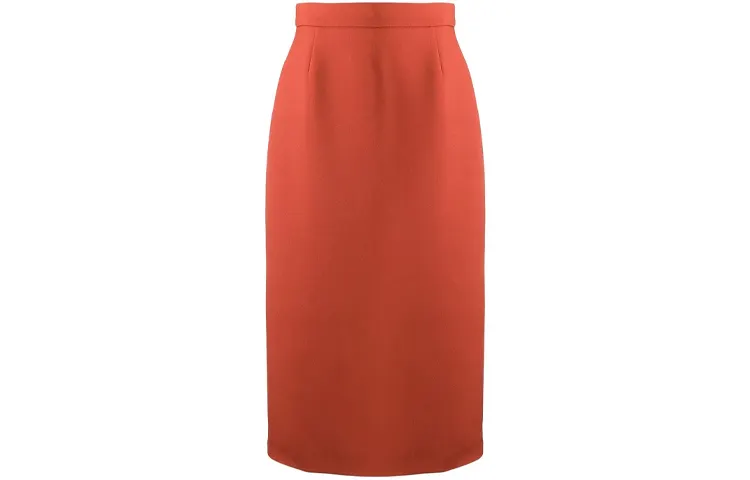 PRADA Casual Long Skirt Women's Red