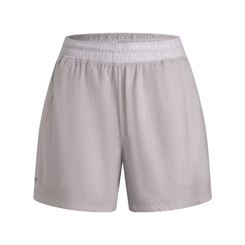 Under Armour Rival Casual Shorts Women's Daybreak Gray Pink