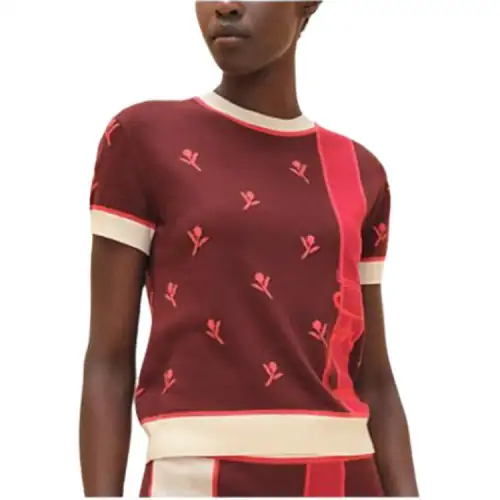 HERMES Knitwear Women's Dark Red