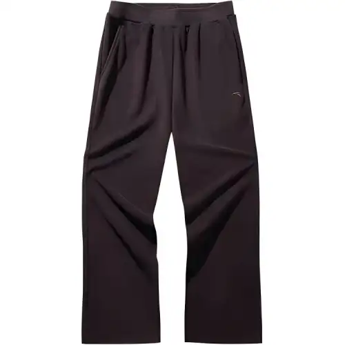 Anta Sports Life Collection Knitted Sweatpants Women's Ebony Brown