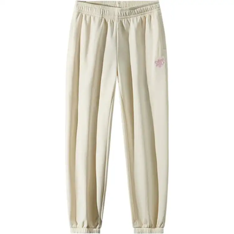Anta Life Collection Comfortable Casual Minimalist Style Elastic Cuff Loose Fit Thickened And Fleece Lined