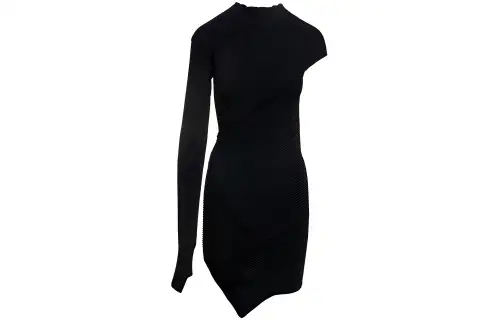 Balenciaga One-Shoulder Mini Dress