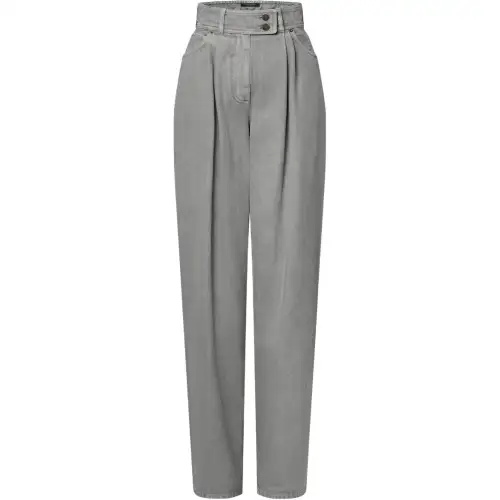 Lv Denim Pleat Pants