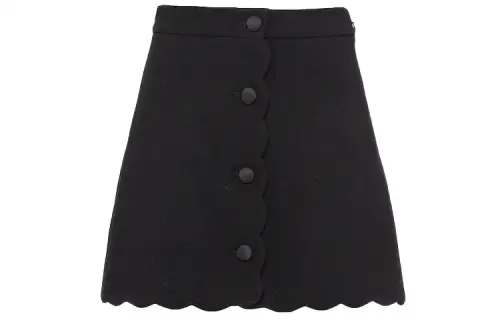 MIU MIU Casual Short Skirts Women's Black