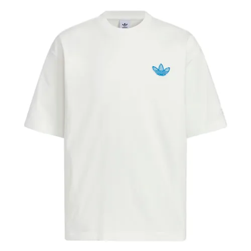 Adidas Originals Trefoil Graphic T Shirt White